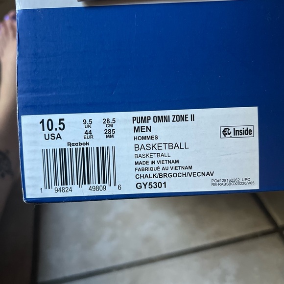 REEBOK PUMP OMNI II SIZE 10.5 - Picture 5 of 6